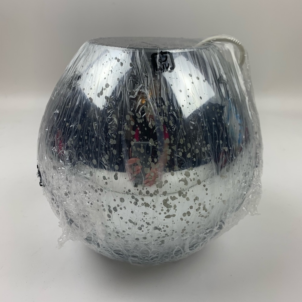 Silver lamp new with tags